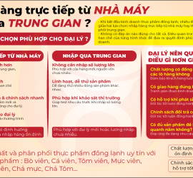 Nhập hàng trực tiếp từ nhà máy hay qua trung gian? Đâu là lựa chọn phù hợp cho đại lý?