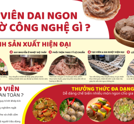 Bò viên dai ngon nhờ công nghệ gì? Hé lộ bí quyết tạo nên độ dai giòn hấp dẫn