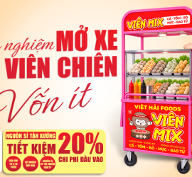Kinh Nghiệm Mở Xe Cá Viên Chiên, Quán Ăn Vặt Vốn Ít Lời Cao 2026