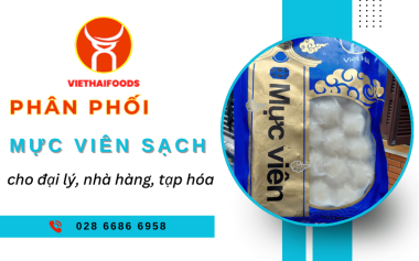 Việt Hải - Sản xuất và phân phối mực viên sạch cho đại lý, nhà hàng, tạp hóa