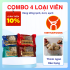 Combo 4 túi viên 500g các loại 